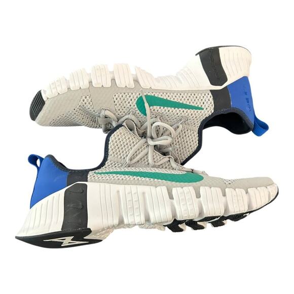 Nike Free Metcon 3 Shoes CJ0861-043 Grey Fog Neptune Green Size 15 - Picture 5 of 13